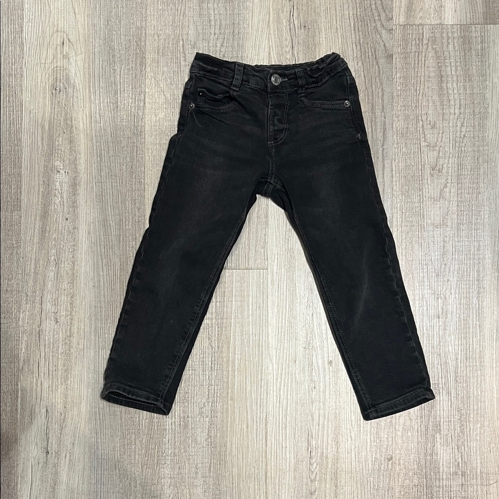 Zara washed Black Kids regular Jeans